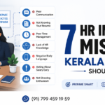 Kerala HR fresher making common HR interview mistakes during job interview illustration