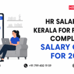 HR salary in Kerala for freshers complete salary guide for 2026 featuring salary overview illustration, career growth details, and HR Job Training branding