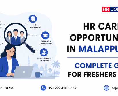 HR career opportunities in Malappuram complete guide for freshers in 2026 featuring recruitment, HR operations, training, employee engagement, and compensation career paths